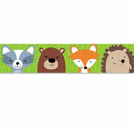 Creative Teaching Press Woodland Animals EZ Border, 72PK 10522